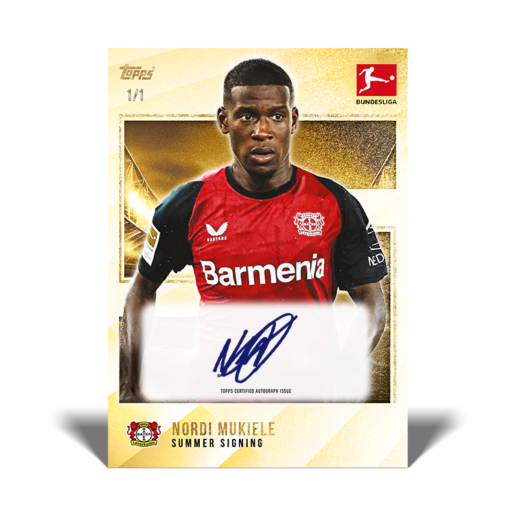 2024-25 Topps Soccer Bundesliga Summer Signing