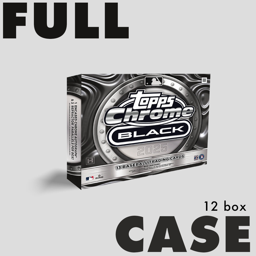 2025 Topps Chrome Black Baseball Hobby Box