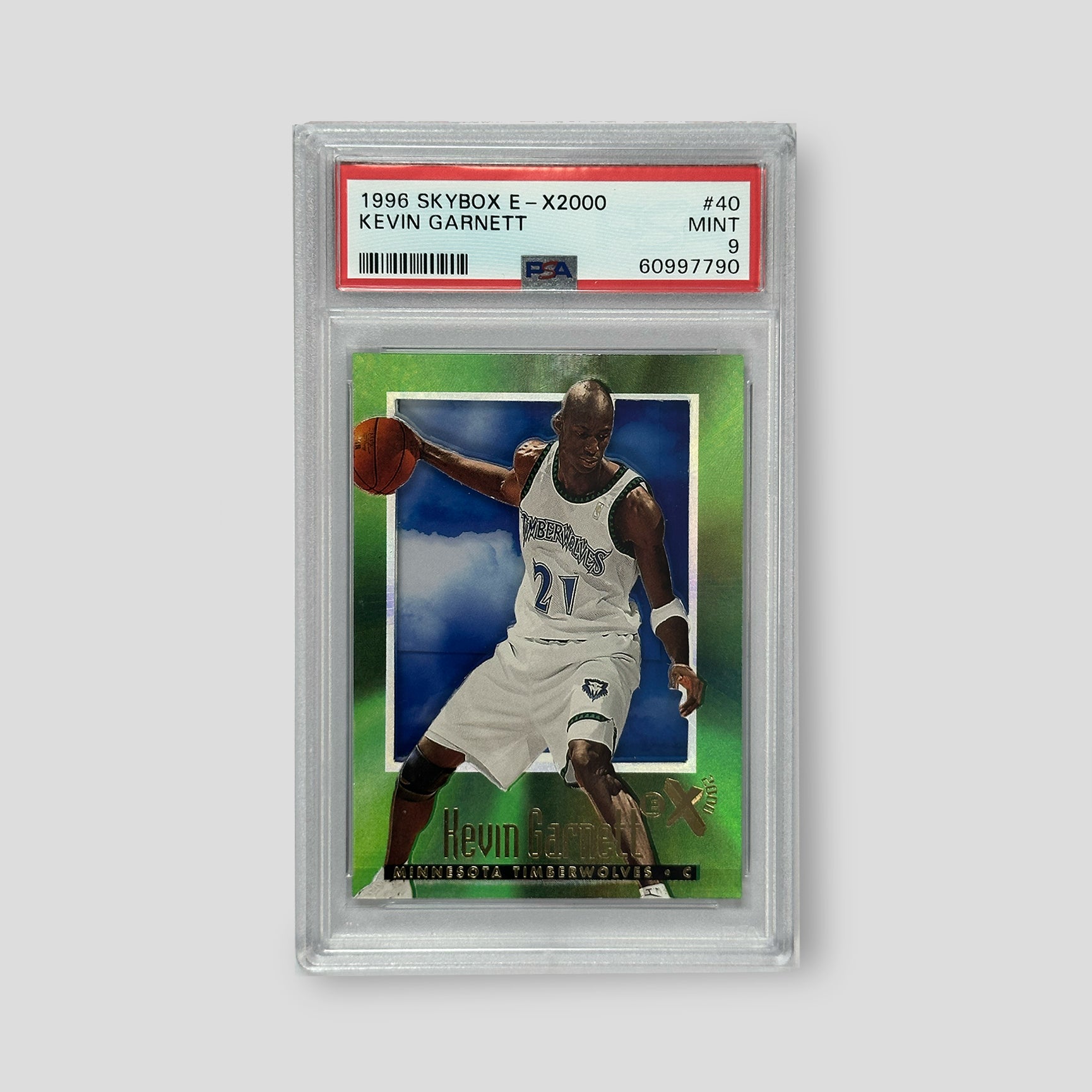 1996-97 Skybox E-X 2000 Kevin Garnett PSA 9