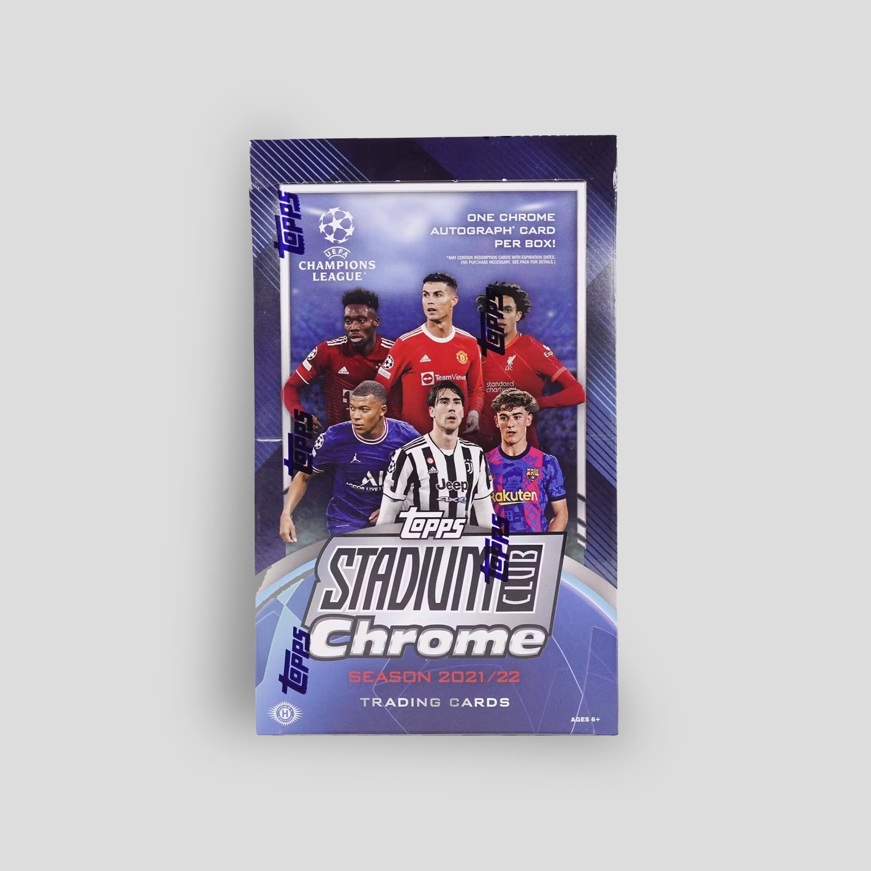 2021-22 Topps Stadium Club Chrome UEFA Soccer Hobby Box