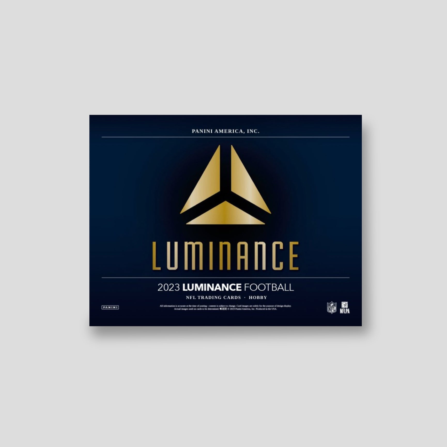 2023 Panini Luminance Football Hobby Box - Q's Cards