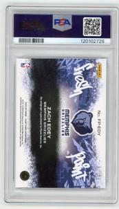 2024 Panini Court Kings Zach Edey Auto Amber /75 PSA9 #FPDEY