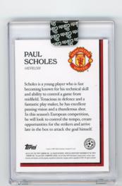 2021 Topps Lost Rookie Paul Scholes Auto /49 #