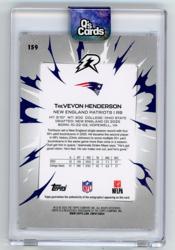 2025 Topps Resurgence Treveyon Henderson Blue Rookie Auto /99 #159 - Topps
