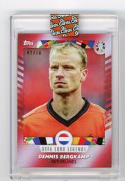 2024 Topps José Mourinho Platinum Set Dennis Bergkamp Red /10 #NNO - Topps