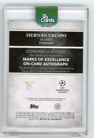 2024-25 Topps Chrome UCC Hernán Crespo Marks of Excellence Auto /99 #EX-HC2 - Topps