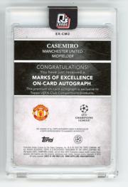 2023-24 Topps Inception Casemiro Marks of Excellence Auto Gold /50 #EX-CM2 - CDP