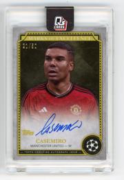 2023-24 Topps Inception Casemiro Marks of Excellence Auto Gold /50 #EX-CM2 - CDP