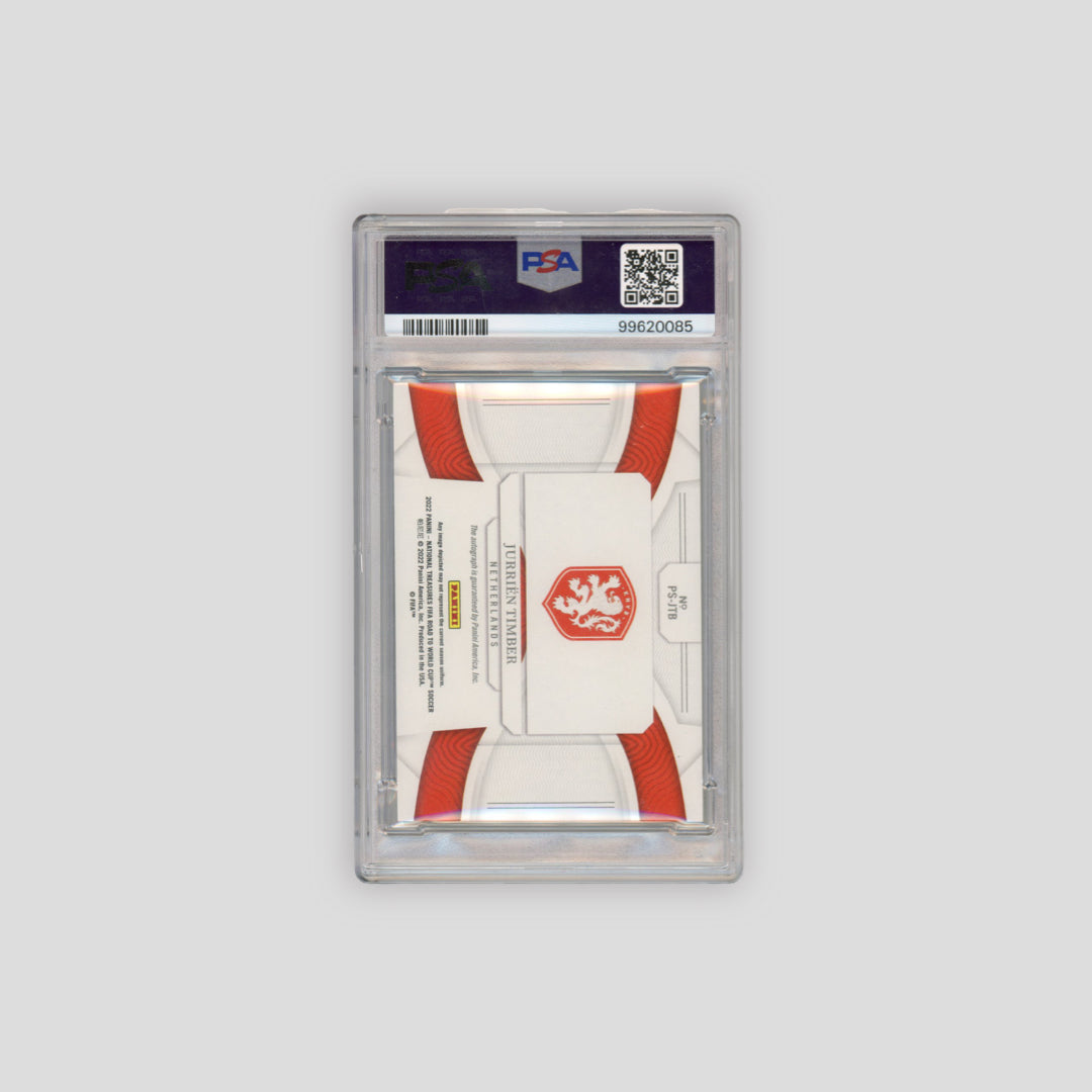 2022 National Treasures Jurrien Timber RC /10 Gold Peerless Auto #JTB (PSA 10)