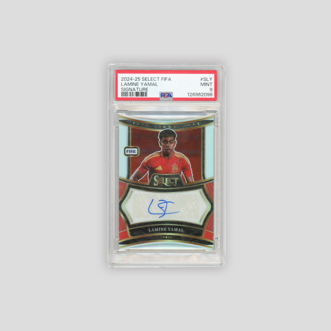 2024-25 Panini Select FIFA Lamine Yamal Signature #SYL (PSA 9)