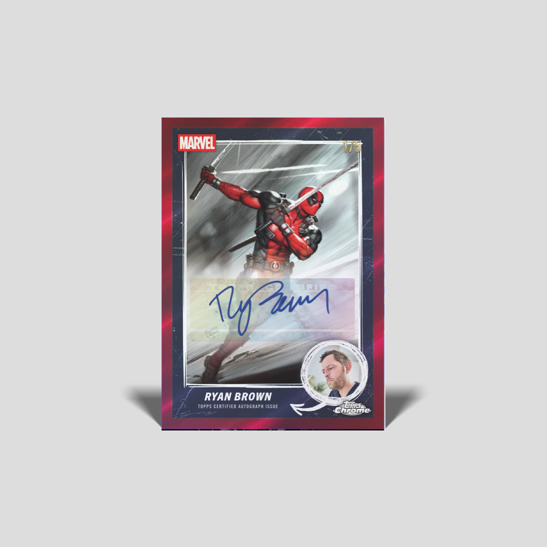 2025 Topps Chrome Deadpool Hobby Box - Q's Cards