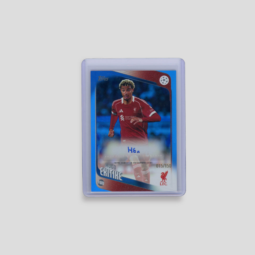2025/26 Topps Flagship UCC Hugo Ekitike Auto /150 - Q's Cards