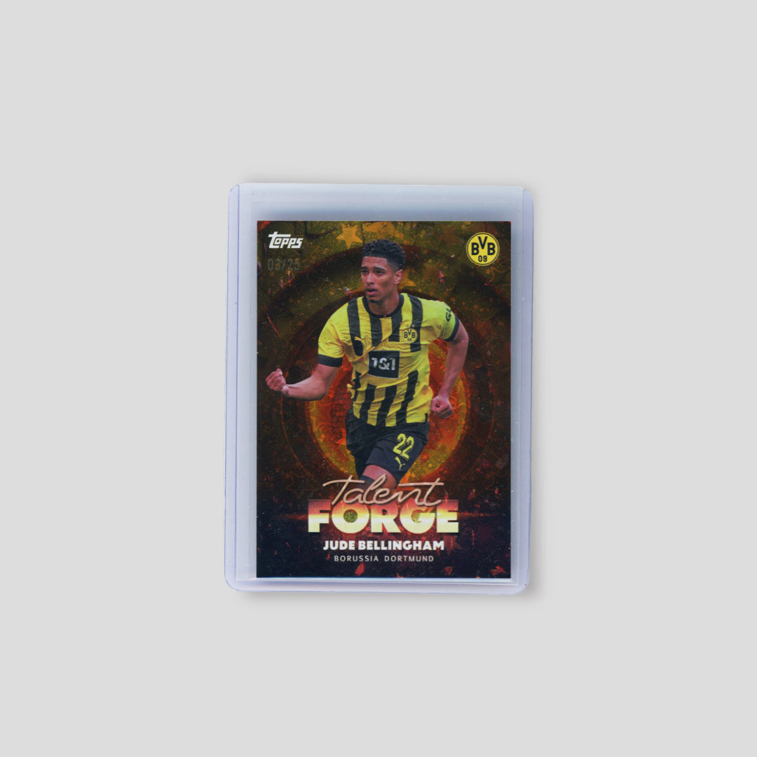 2025 Topps BVB Focus Jude Bellingham Talent Forge /25 - Q's Cards