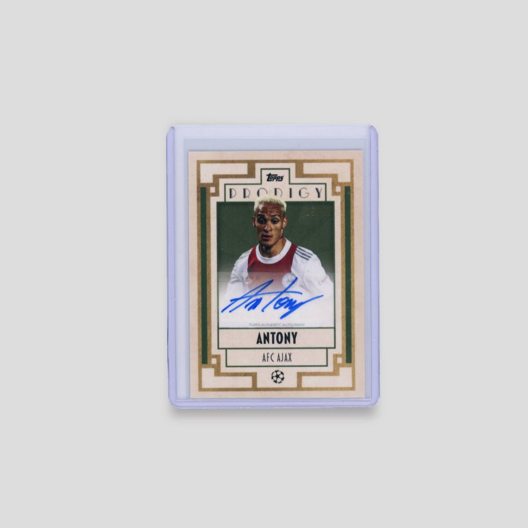 2021 Topps Deco Anthony AFC Ajax Prodigy Auto /99 - Q's Cards