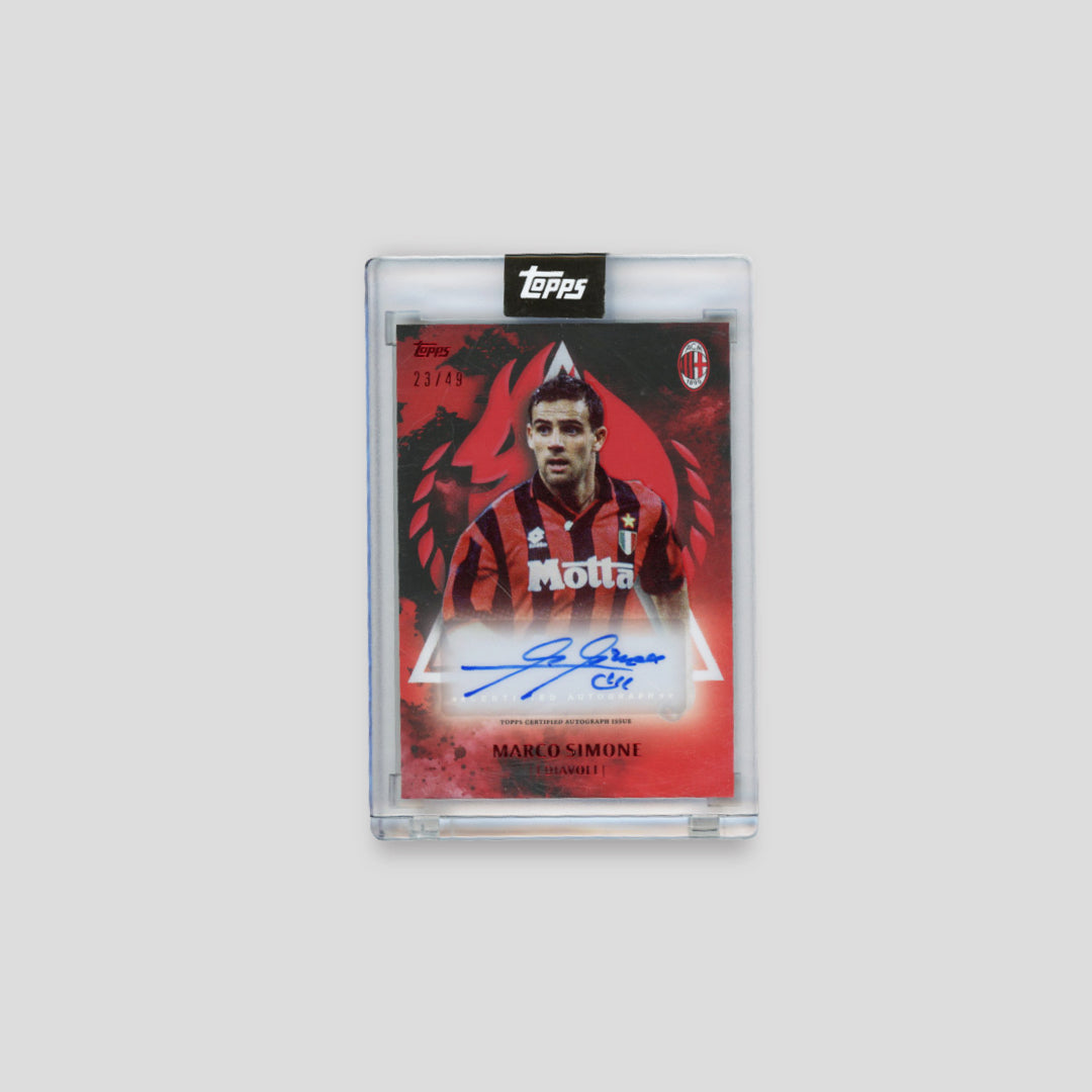 2024 Topps AC Milan 125 Marco Simone Auto /49 - Q's Cards