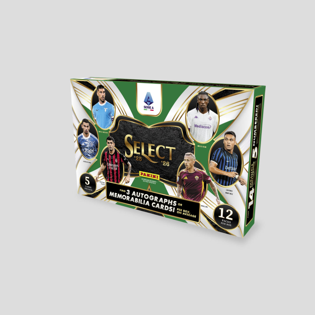 2025-26 Panini Select Soccer Serie A Hobby Box - Q's Cards