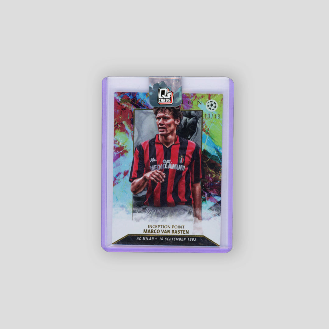 2023-24 Topps Inception UCC Marco van Basten Inception Point /49 - Q's Cards