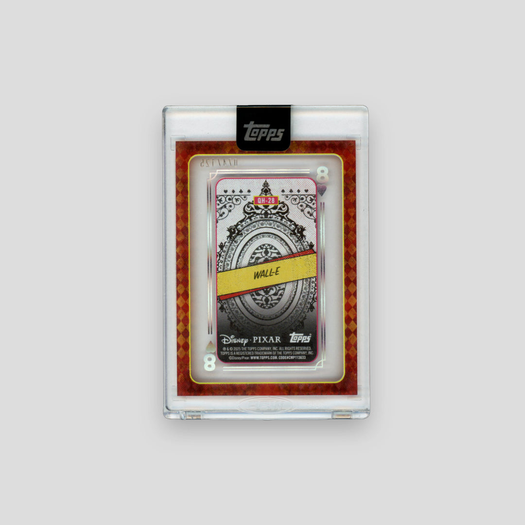 2025 Topps Disney Mint Wall-E Acetate Playing Card /125 - Q's Cards