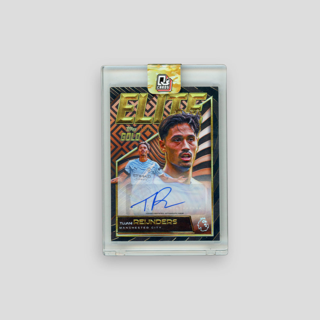 2025 Topps Premier League Gold Tijjani Reijnders Auto /25 - Q's Cards