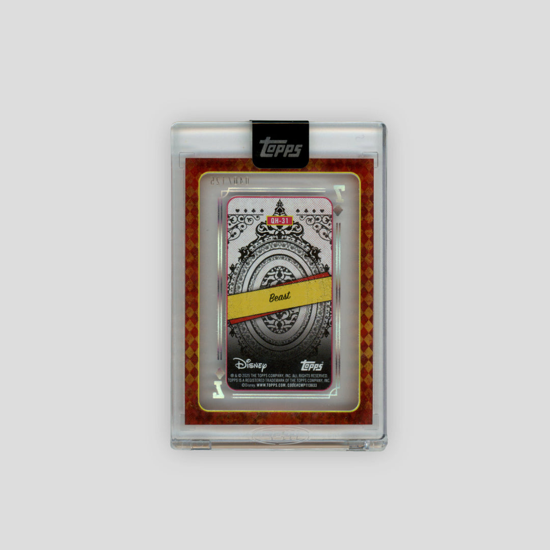 2025 Topps Disney Mint Beast Acetate Playing Card /125 - Q's Cards