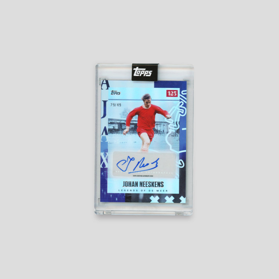 2025 Topps Ajax 125 Johan Neeskens Legends of De Meer Auto /49 - Q's Cards
