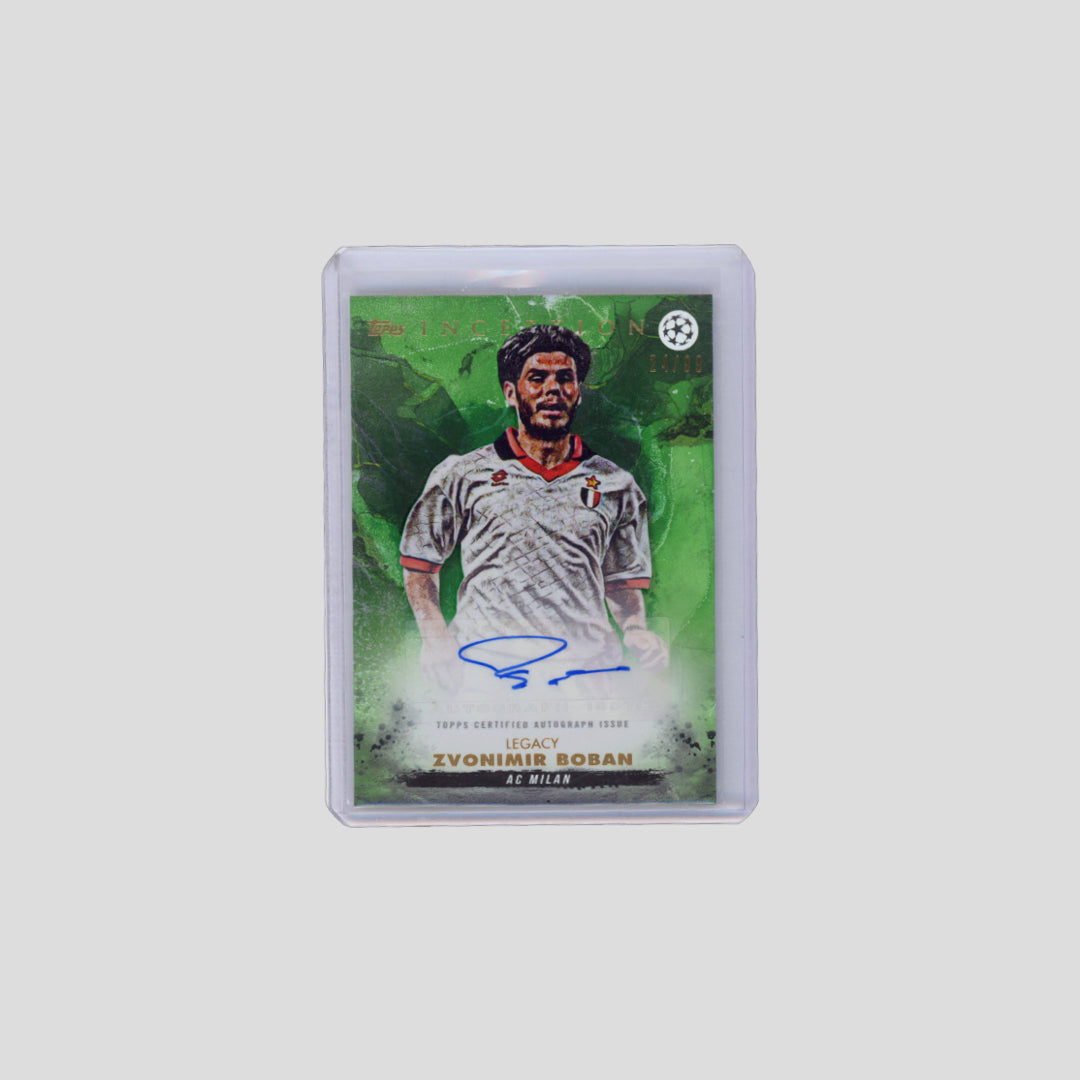2023 Topps Inception UCC Zvonimir Boban Auto /99 - Q's Cards