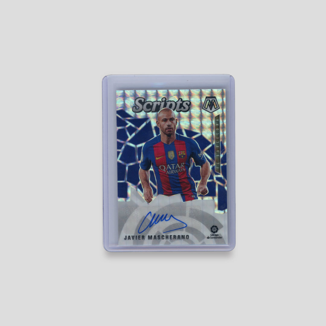 2020/21 Panini Mosaic La Liga Javier Mascherano Auto - Q's Cards