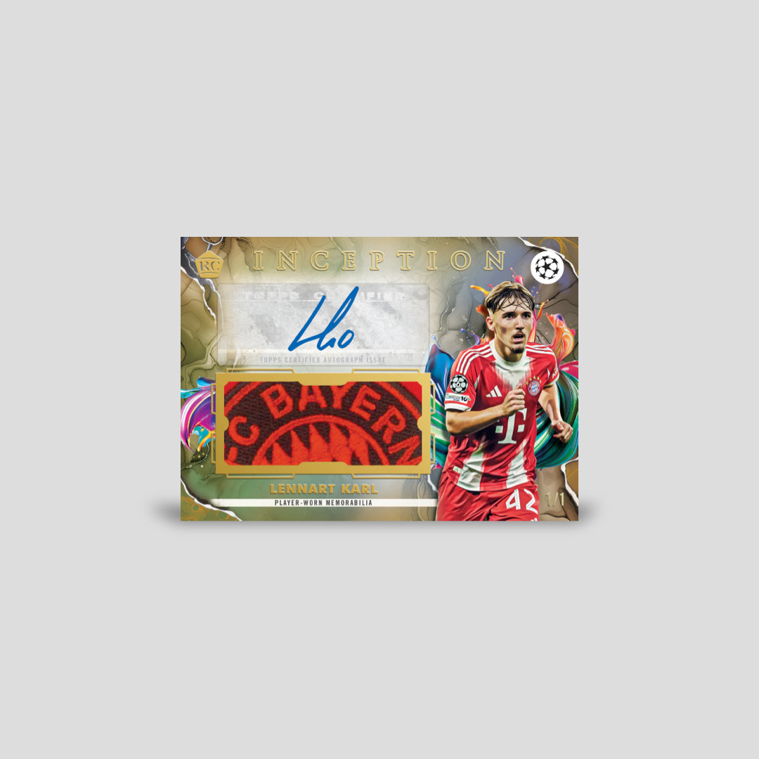2025-26 Topps Soccer UEFA Club Competitions Inception UCC Hobby Box - Q's Cards