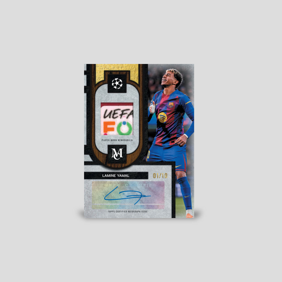 2025-26 Topps Soccer Museum Collection UEFA Champions League Hobby Box - Q's Cards