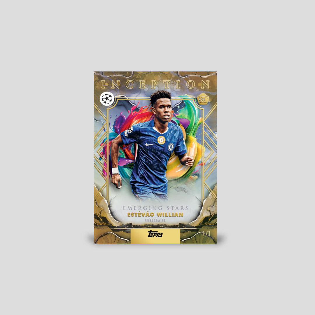2025-26 Topps Soccer UEFA Club Competitions Inception UCC Hobby Box - Q's Cards