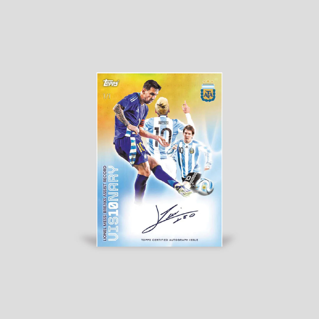 2025-26 Topps Soccer Argentina Team Set Box - Q's Cards