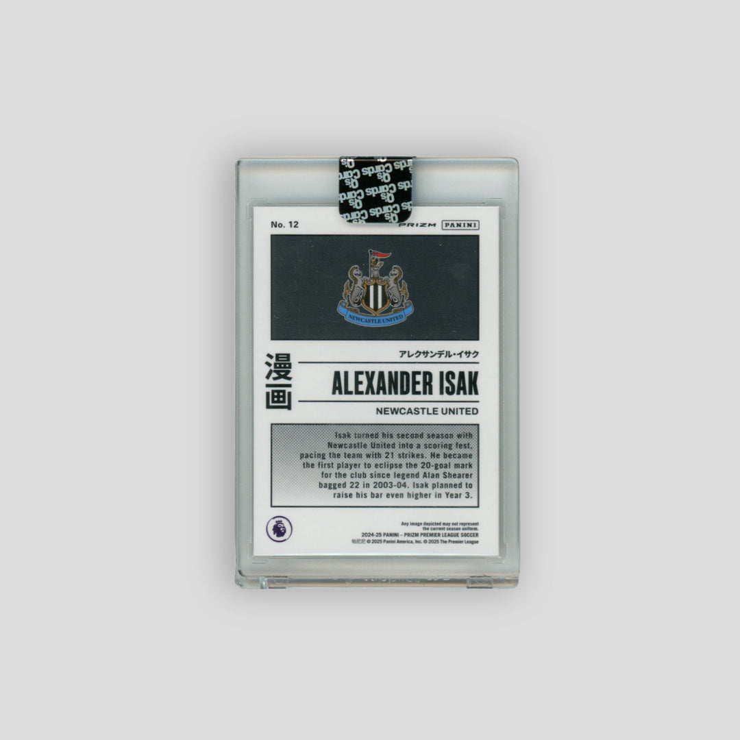 2024-25 Panini Prizm Premier League Manga Alexander Isak #12 - Q's Cards