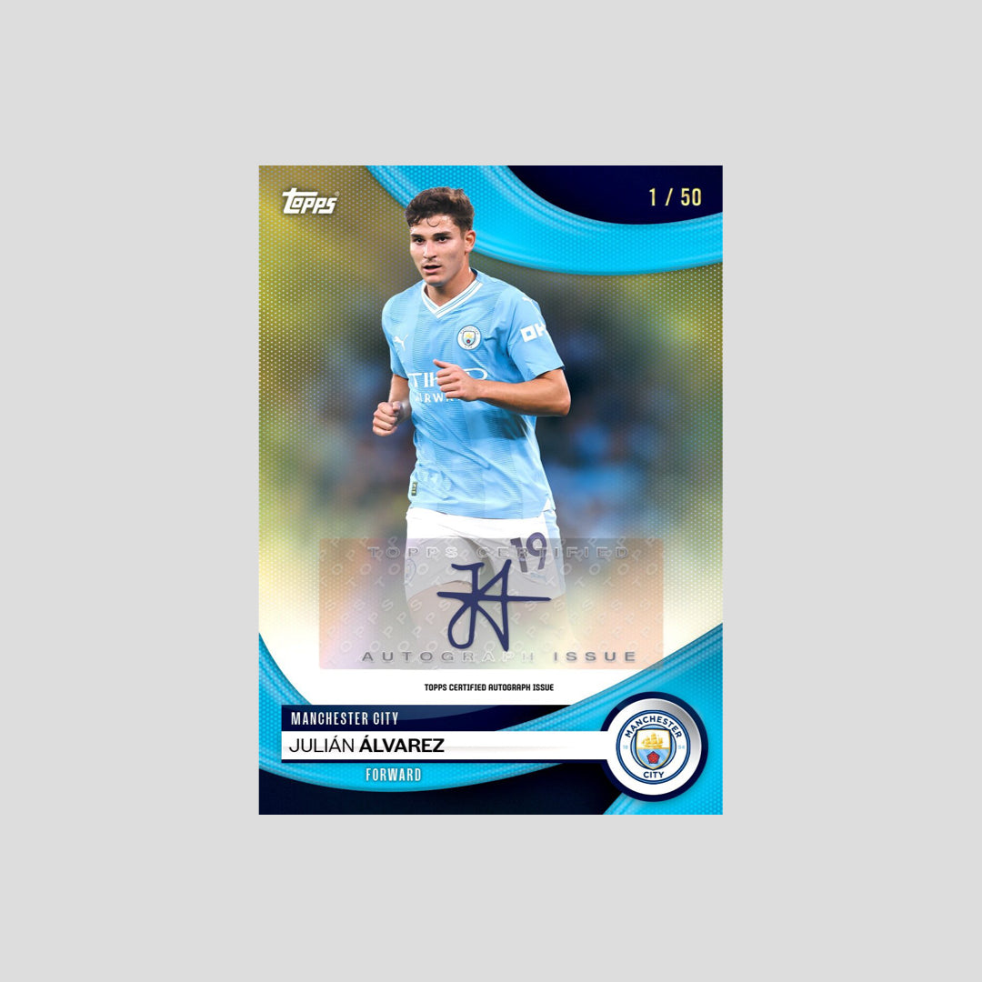 2023-24 Topps Soccer Manchester City Team Set Box