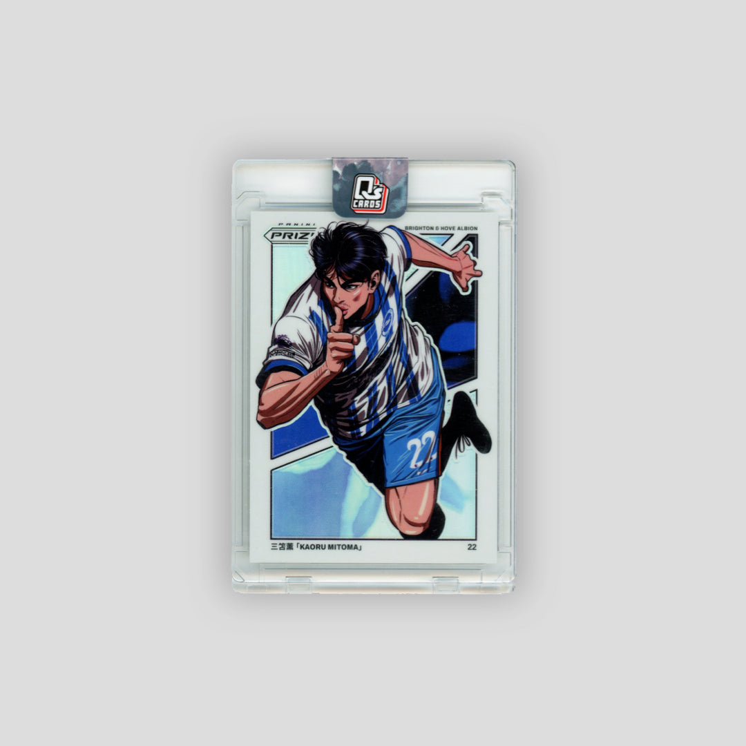 2024-25 Panini Prizm Premier League Manga Kaoru Mitoma #10 - Q's Cards