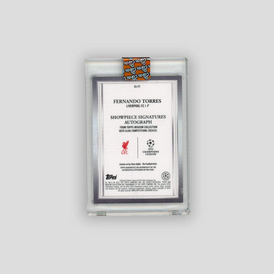 2024-25 Topps Museum Collection Fernando Torres Showpiece Signatures /25 #SS-FT - Q's Cards