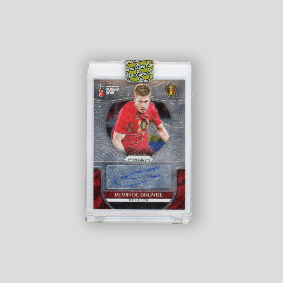 2018 Panini Prizm WC Kevin de Bruyne Auto #S-KDB