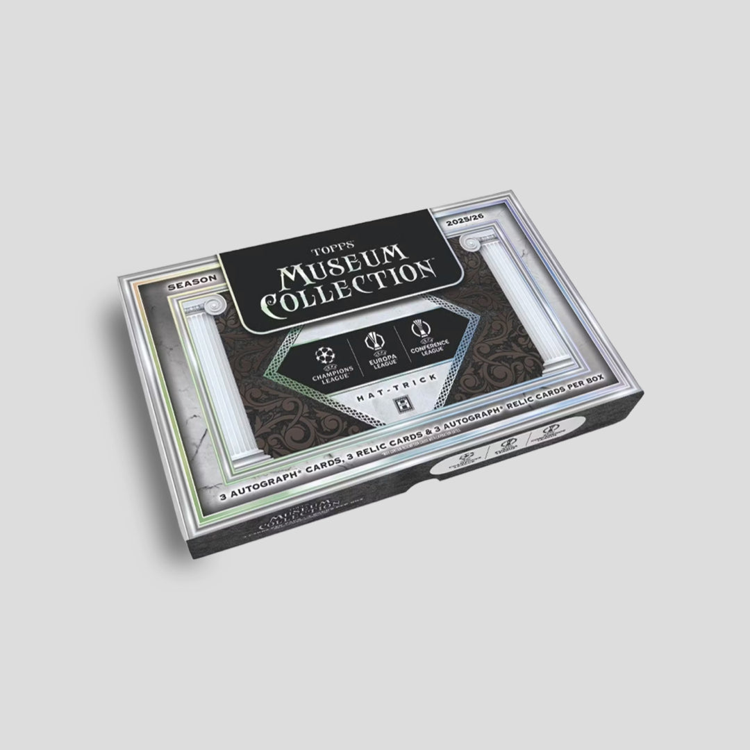 2025-26 Topps Soccer Museum Collection UEFA Champions League Hat Trick Box - Q's Cards