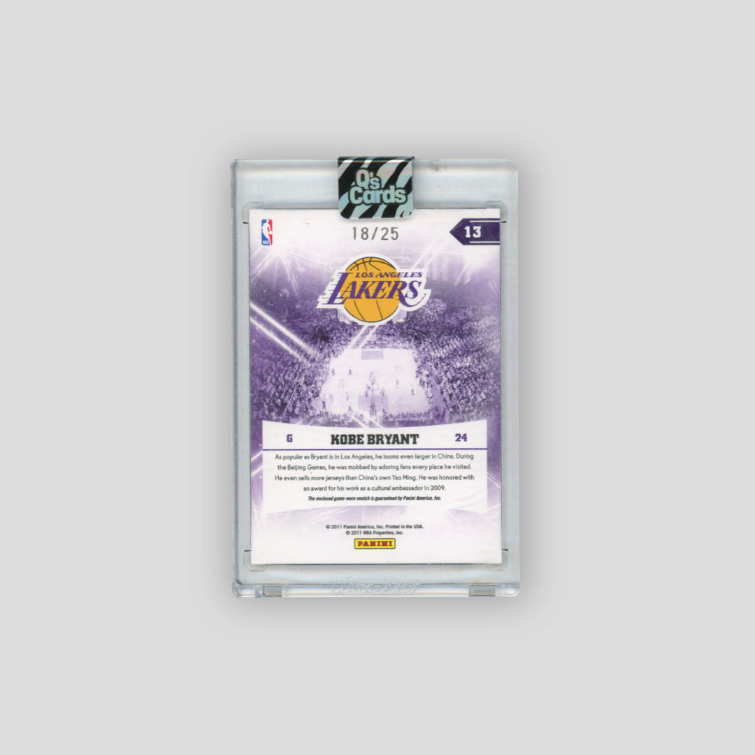 2010-11 Panini Absolute Hoopla Kobe Bryant Patch /25 #13 - Q's Cards
