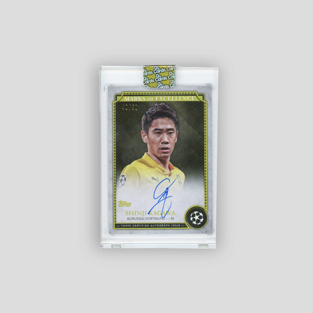 2023-24 Topps Marks Of Excellence Shinji Kagawa Gold 40/50 #EX-SK1