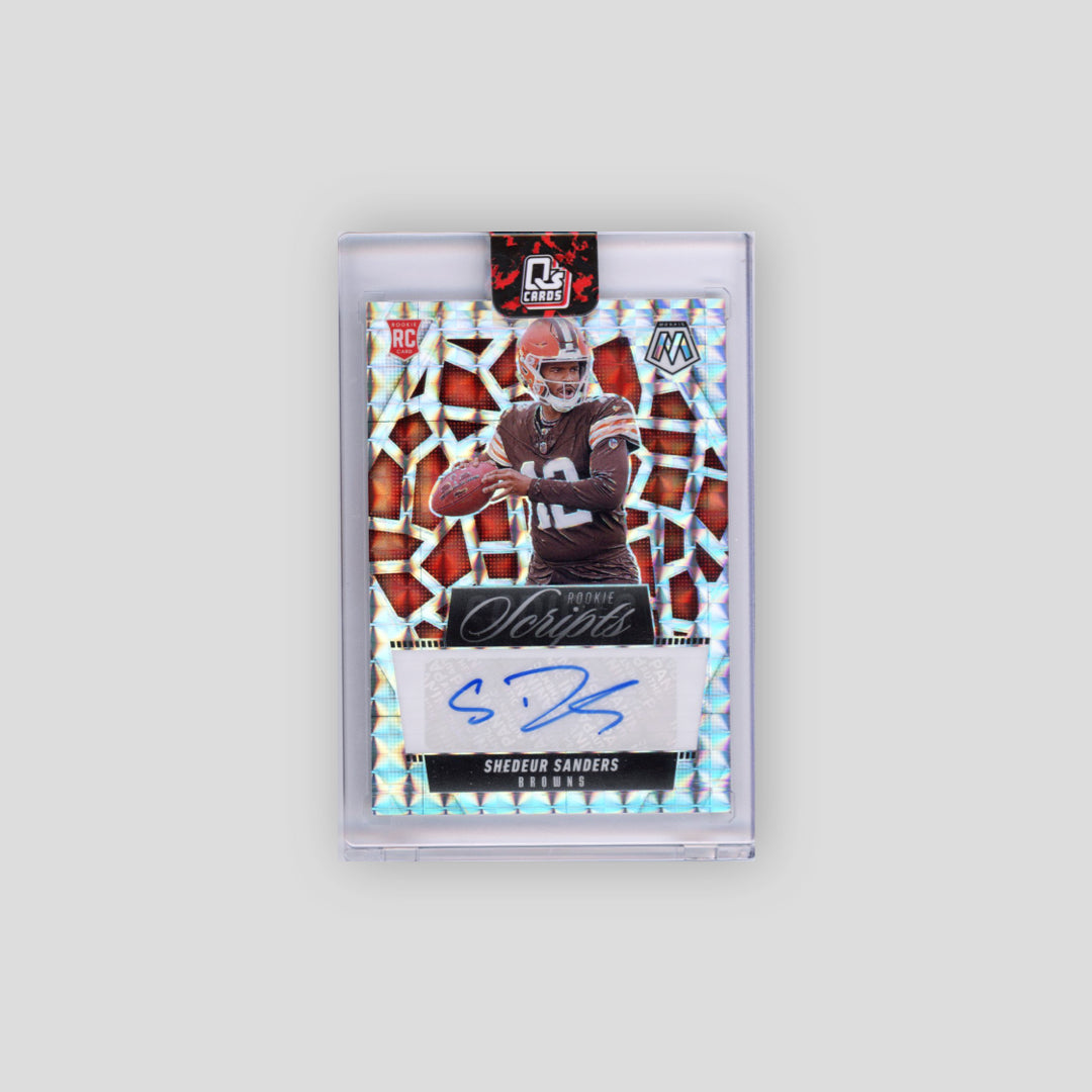 2025 Panini Mosaic Shedeur Sanders Rookie Scripts AU #RS-SSS