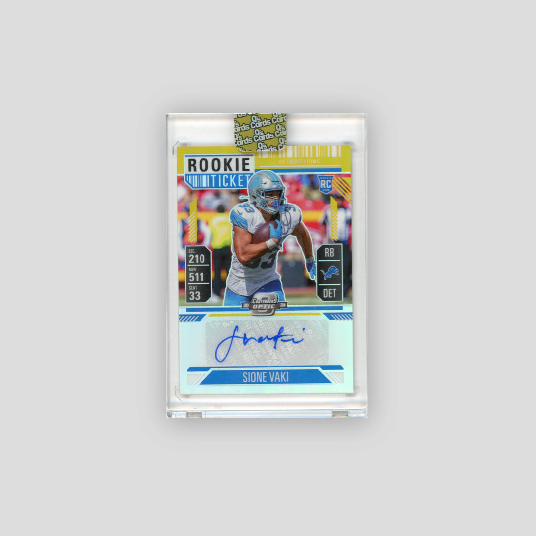 2024 Panini Contenders Optic Sione Vaki Gold Auto /10 #185