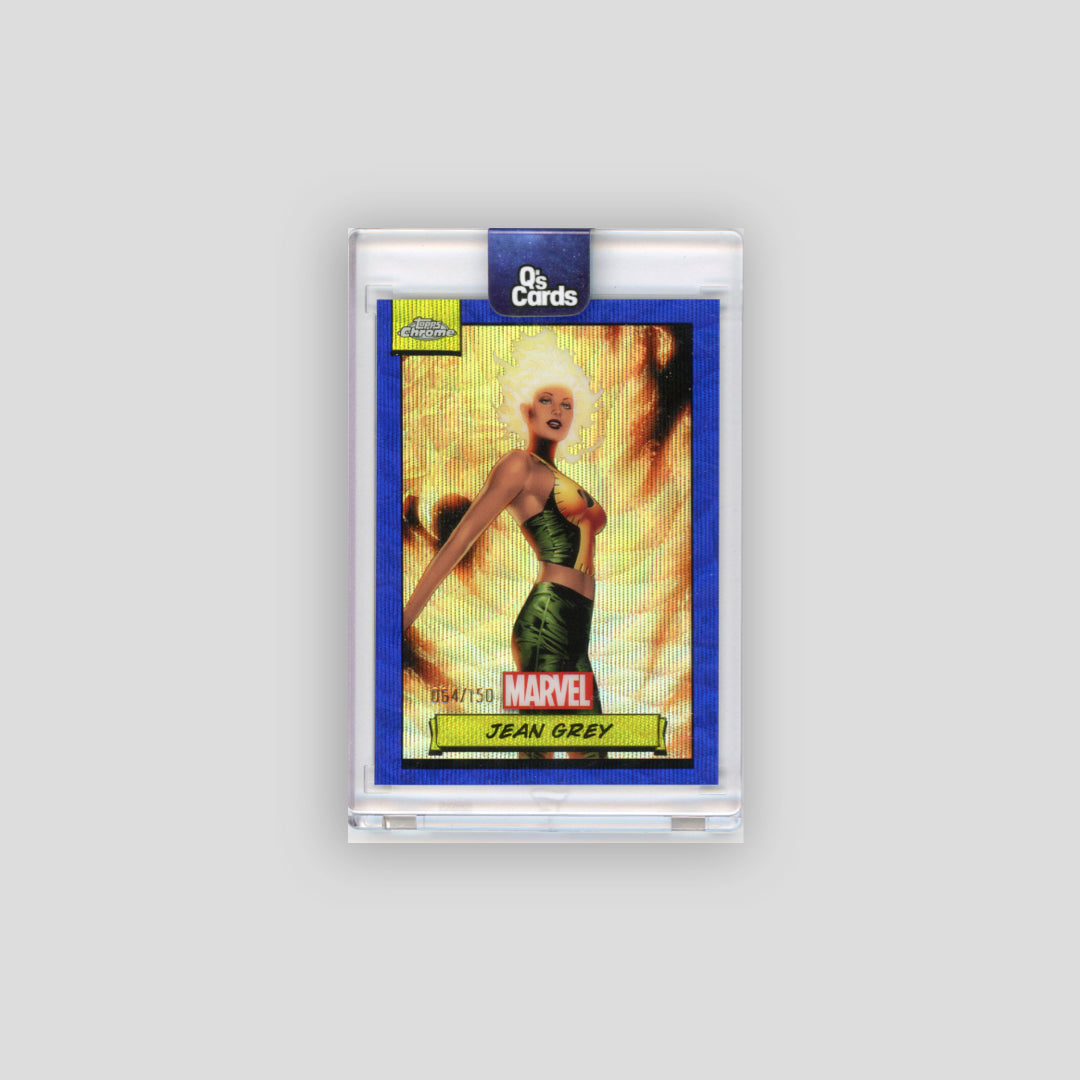 2024 Topps Chrome Marvel Jean Grey Blue Wave /150 #27 - Topps