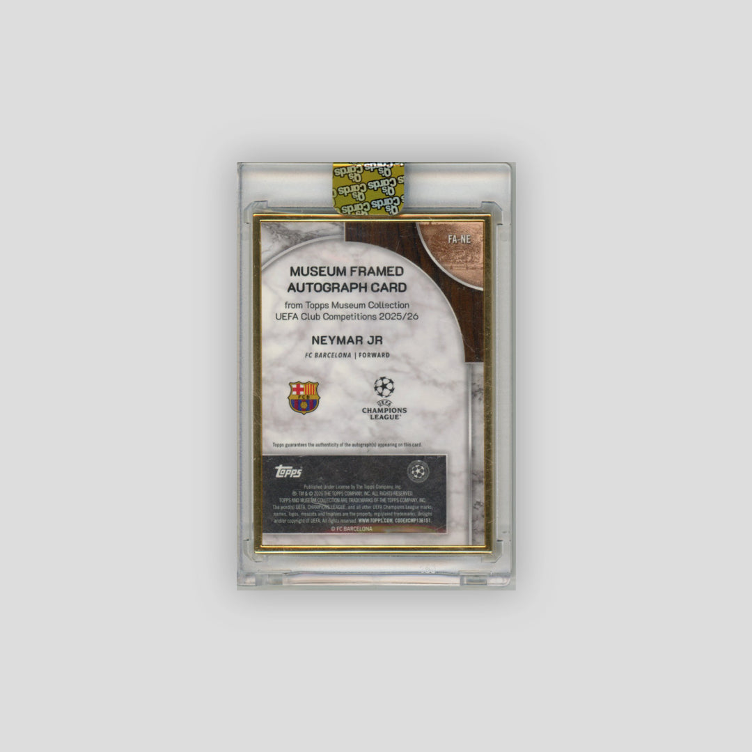 2025-26 Topps Museum UCC Neymar JR Goldframe Auto /25 #FA-NE - Topps
