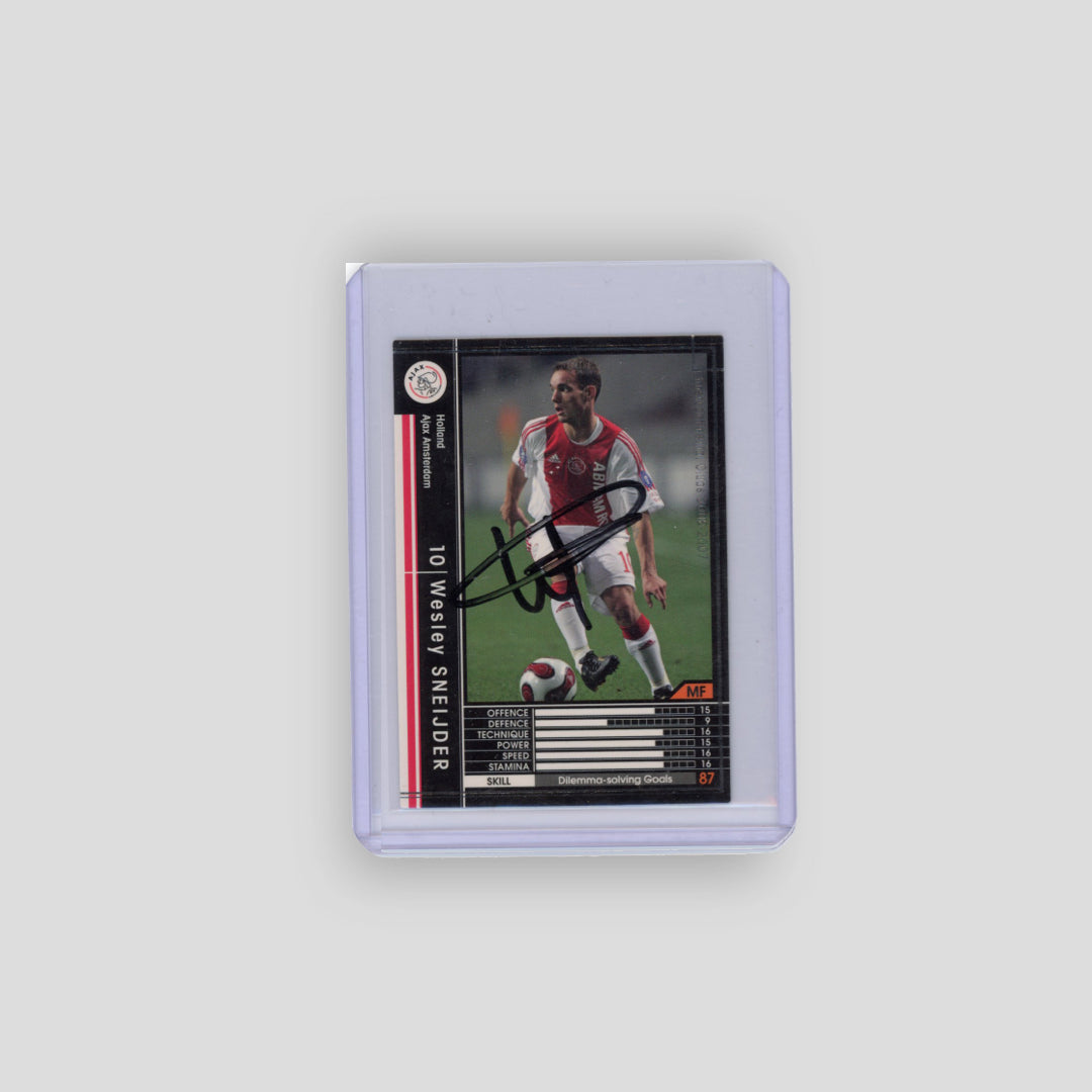2006-07 Panini WCCF Wesley Sneijder On Card Auto #234/384