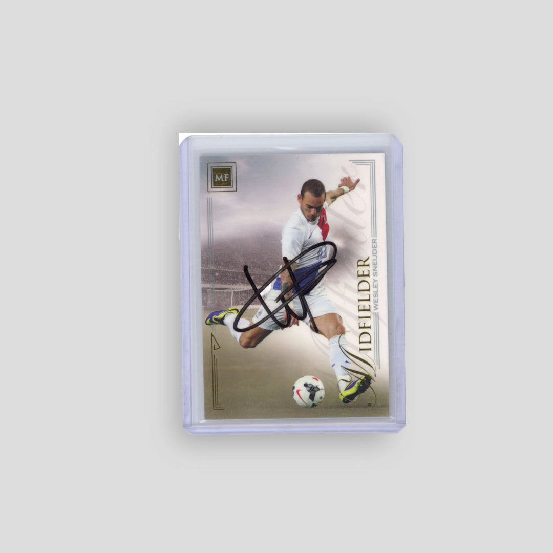 2014 Futera Unique Wesley Sneijder On Card Auto #060