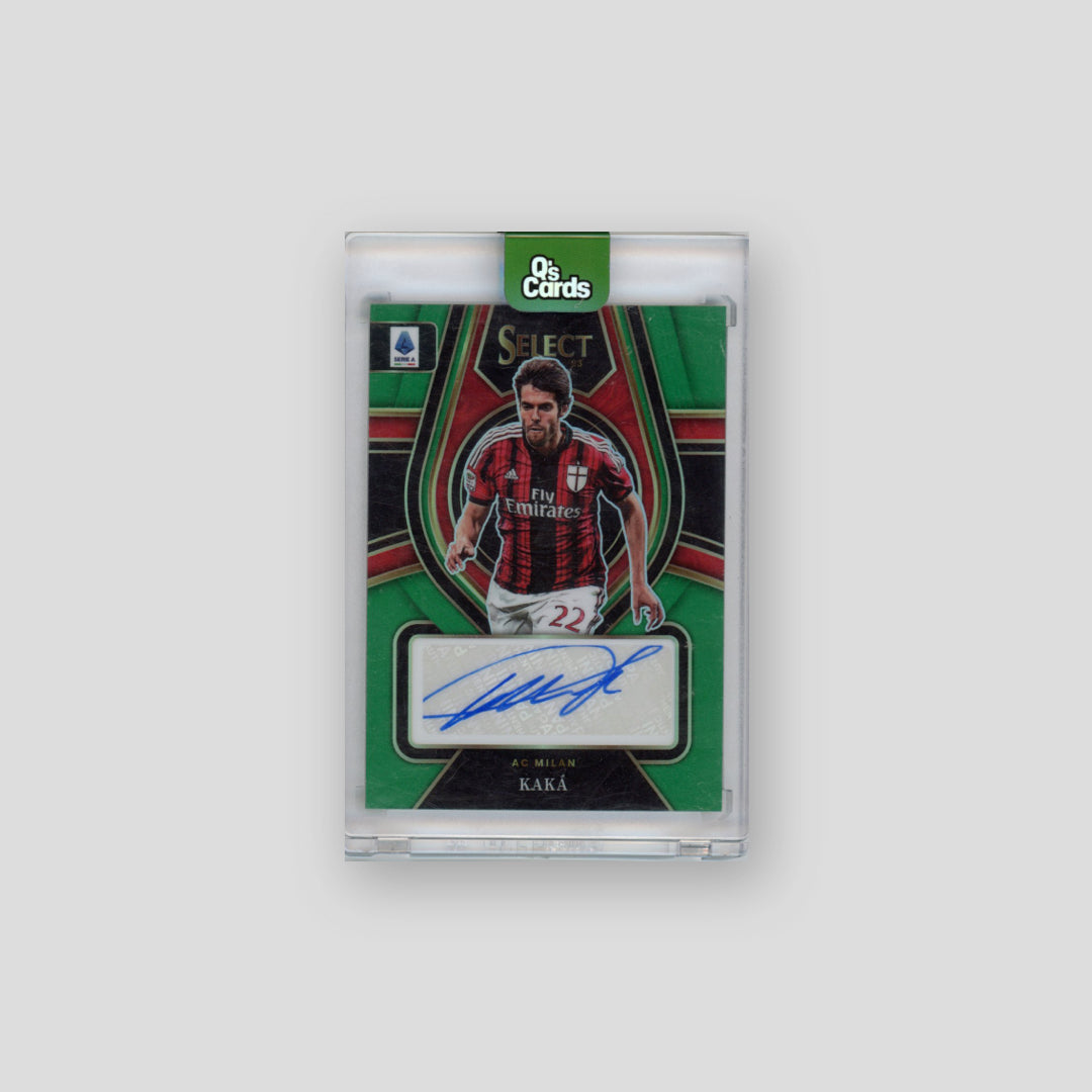 2022-23 Panini Select Serie A Kaká Select Signatures Green /5 #SS-K