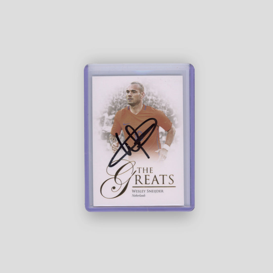 2023 Futera Unique Wesley Sneijder On Card Auto The Greats #119