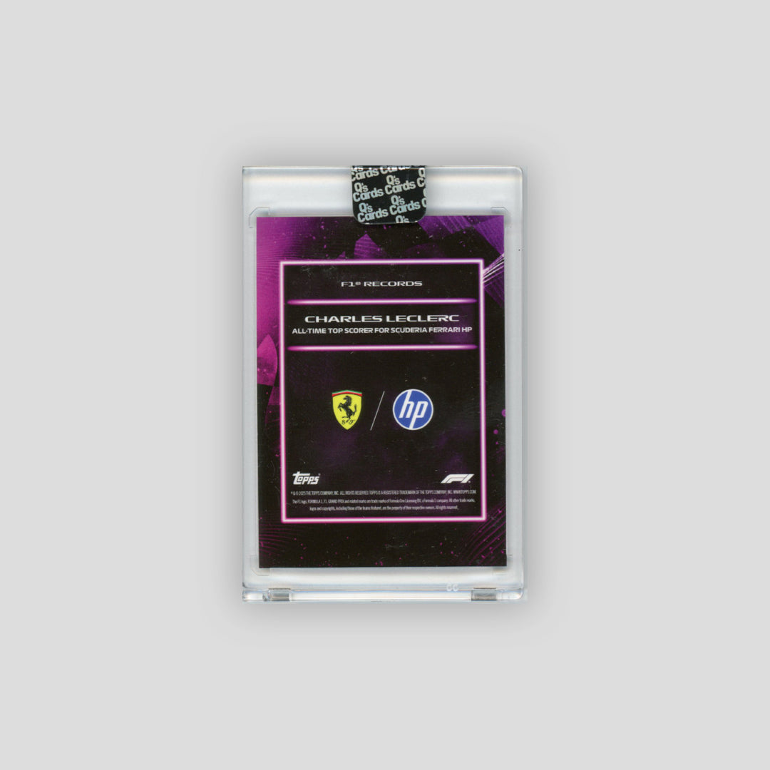 2025 Topps Lights Out Charles Leclerc Purple /50 #NNO - Topps