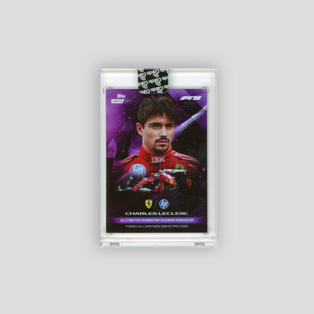 2025 Topps Lights Out Charles Leclerc Purple /50 #NNO - Topps