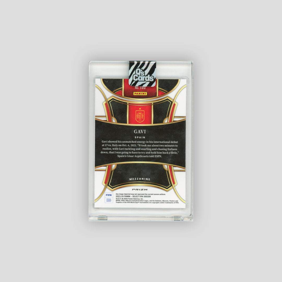 2023-24 Panini Select FIFA Gavi White Sparkle #199 - Panini